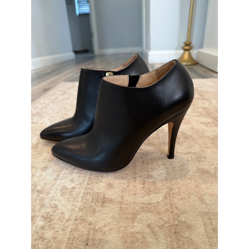 Butter‎ London Black Leather Stiletto Booties NIB - Picture 3 of 7